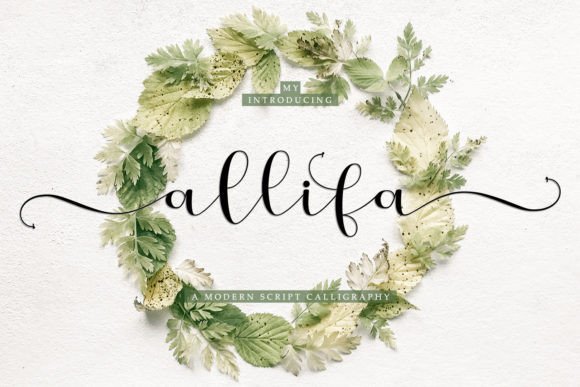 Allifa: A Font That Elevates Handwritten Elegance in Digital Design