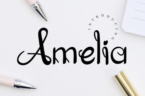 Amelia: A Unique and Elegant Font for Creative Designs