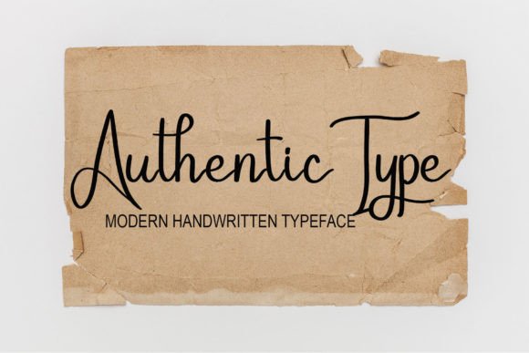 Authentic Type: A Handwritten Font for Modern Design Needs