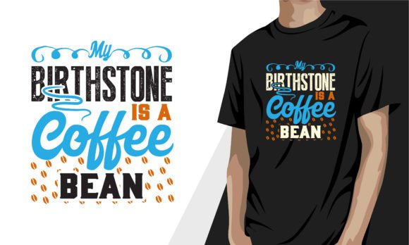 Birthstone in a Coffee Bean Font
