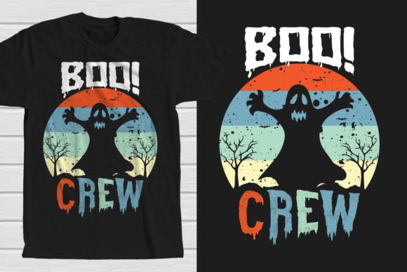 Boo Crew Halloween Season: A Unique Approach to T-Shirt Design for Print on Demand