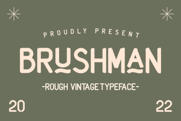 Brushman: A Vintage Font with Timeless Charm for Modern Design