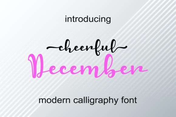 Cheerful December: A Font That Elevates Creativity in Every Project