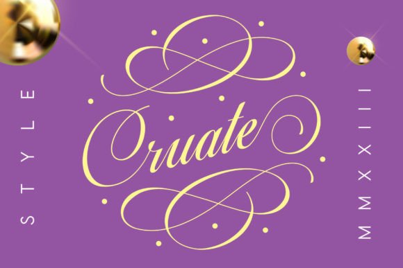 Cruate Calligraphy Font for Stunning Designs