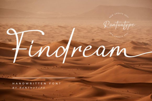 Findream: A Modern and Classy Script Font for Design Projects