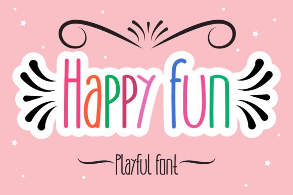 Happy Fun: A Playful Font for Creative and Casual Design Projects
