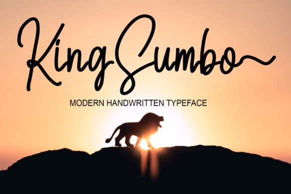 King Sumbo: A Stylish Script Font for Creative and Professional Use