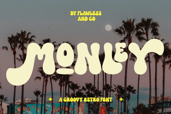 Monley: The Groovy Retro Font That’s Making Waves in Boho Design