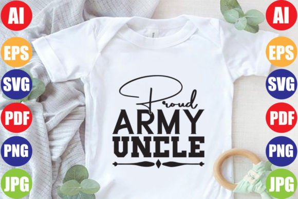 Proud Army Uncle SVG Design: A Versatile Asset for DIY Creators and Handmade Businesses
