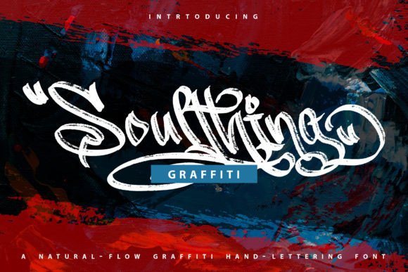 Soulthing - Graffiti Display Font with Calligraphy Style: A Modern Touch for Creative Projects