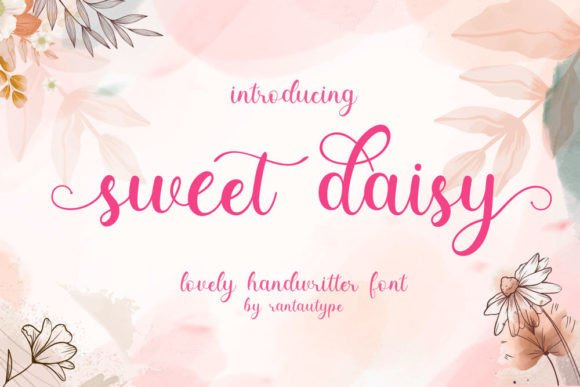 Sweet Daisy: A Versatile Script Font for Modern Design and Branding