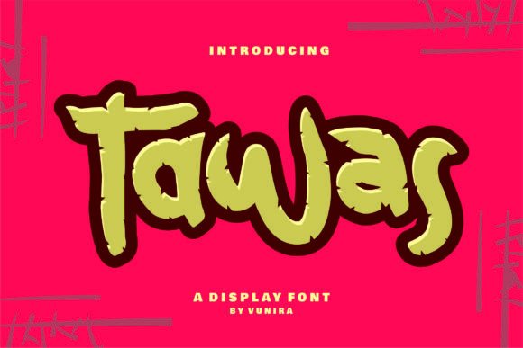 Tawas Font: Bold, Playful, and Perfect for Modern Design