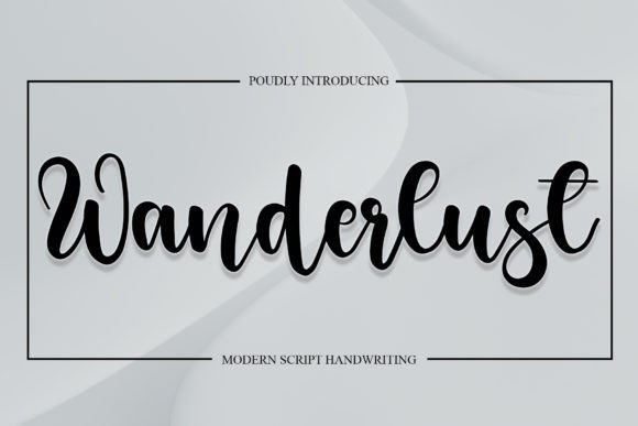 Wanderlust Font: A Handwritten Touch for Every Design