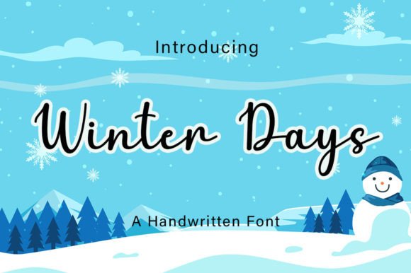 Winter Days Font for Creative Projects
